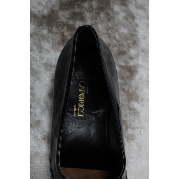Caporicci Black Patent Leather Tuxedo Loafers Men\'s Size 8 main image 4